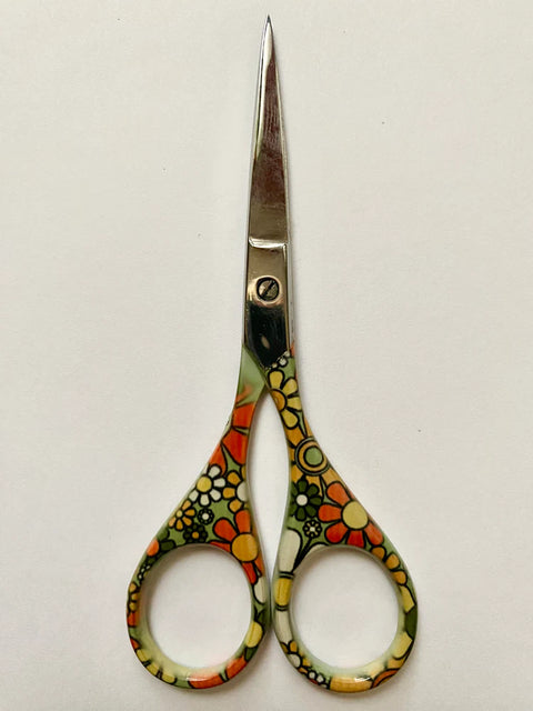 Scissors - Retro Flower (Dinky Dyes)