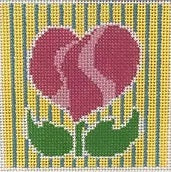 Large Passion Flower Coaster 2