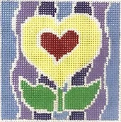 Large Passion Flower Coaster 3