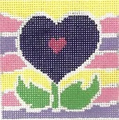 Large Passion Flower Coaster 6