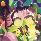 Purple/Green Pansy