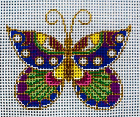Purple Cloisonne Butterfly