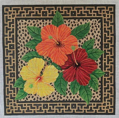 Hibiscus w/Cheetah Skin