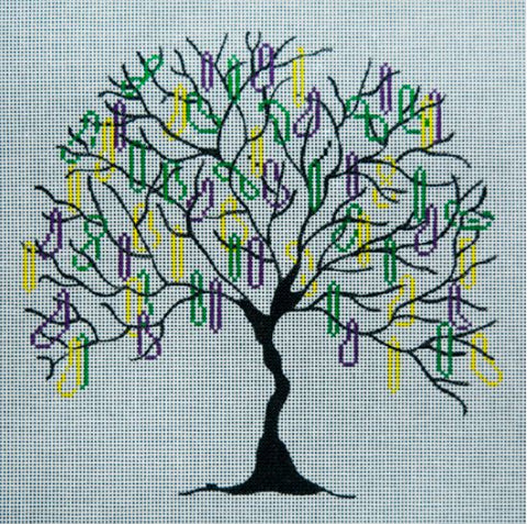 Mardi Gras Tree of Beads