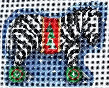 Trees on Red Zebra on Wheels