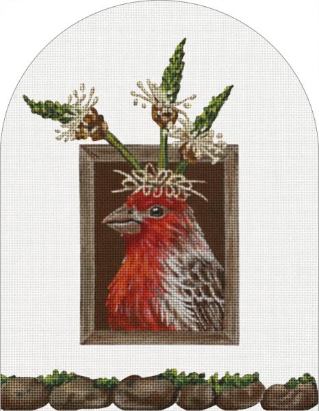 Red Bird Party Window