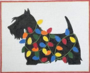 Christmas Scottie