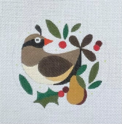 Partridge Round Ornament