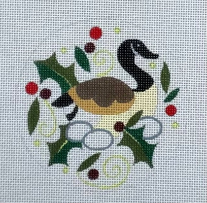 Geese Round Ornament
