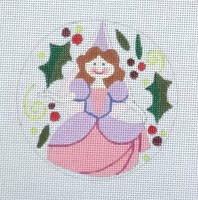 Dancing Lady Round Ornament