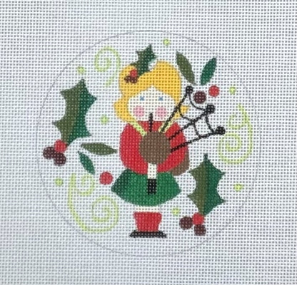 Piper Round Ornament