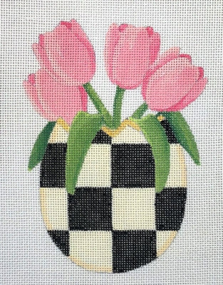 Pink Tulips Egg