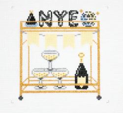 New Years Eve Bar Cart