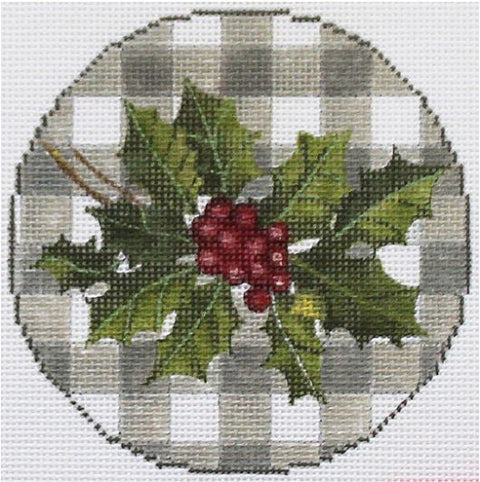 Gingham Ornament - Ivy