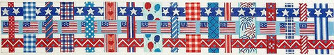 4th of July Basket - Woven Ribbons 