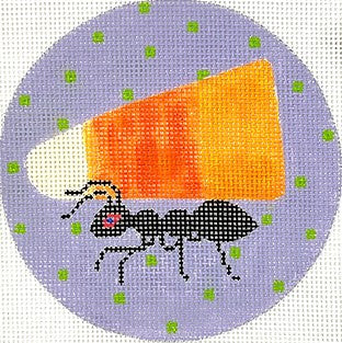 Ant Carrying Candy Corn
