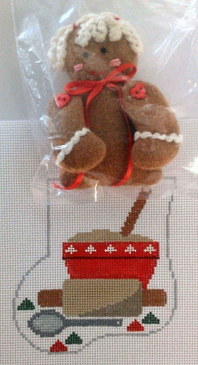 Baking Cookies w/Girl Mini Sock