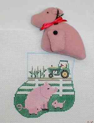 Pig/Tractor w/Pig Mini Sock