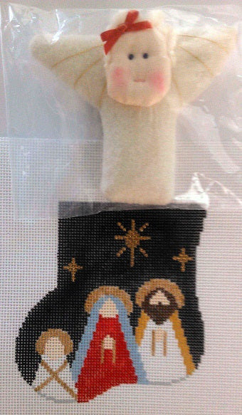 Holy Family w/Angel Mini Sock