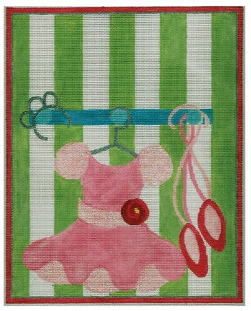 Ballerina Birth Sampler