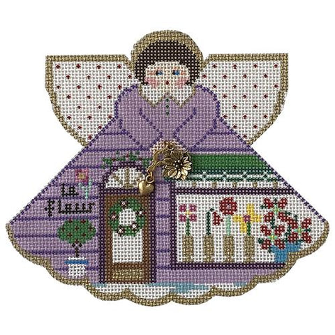 Flower Shop Angel w/Charm