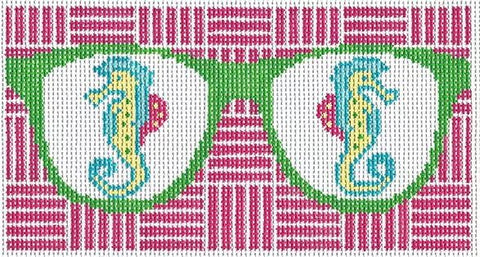 Seahorses Eyeglass Case  