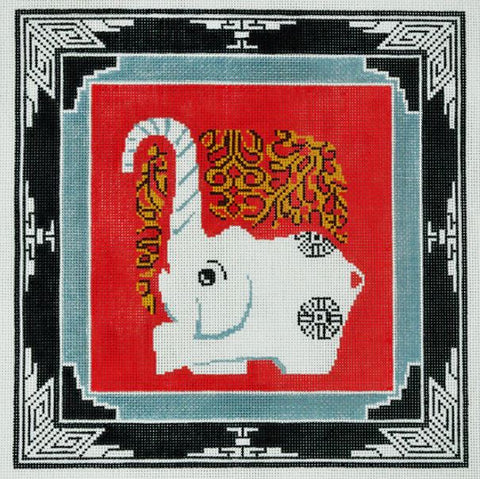 Elephant w/Border