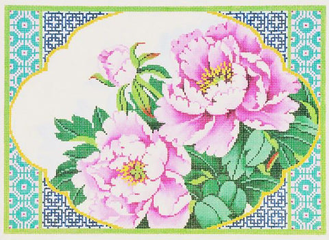 Framed Peonies