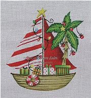 Candy Stripe Sailboat