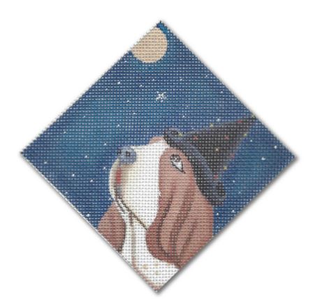 Bassett Hound w/Stars