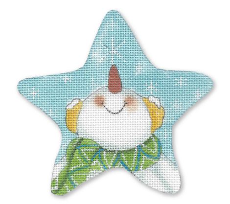 Star - Snowman Looking Up