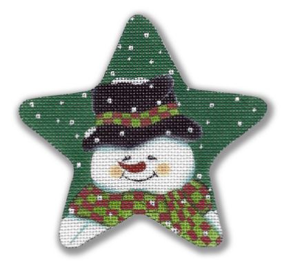 Star - Snowman w/Hat and Scarf