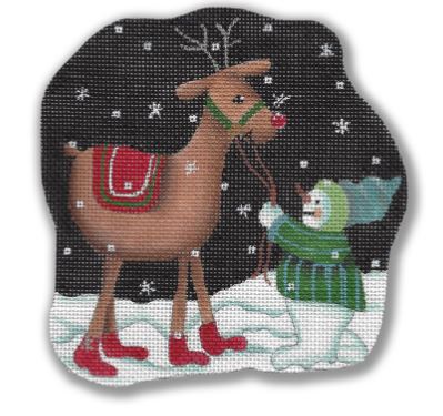 Snowman w/Reindeer