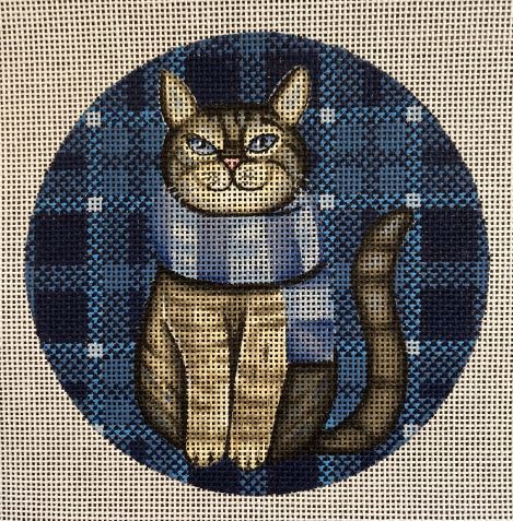 Christmas Kitty Ornament