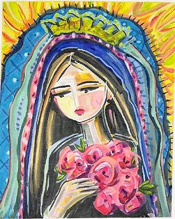 Our Lady of Guadalupe w/Casilian Roses