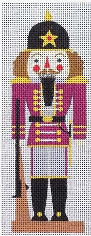 Burgundy Nutcracker