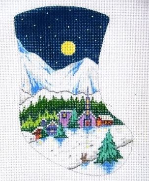 Village in the Snow 