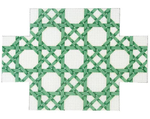 Sage Caning Pattern Brick Cover
