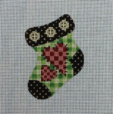 Mini Heart Stocking