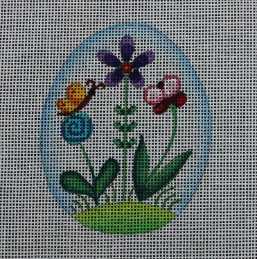 Flower and Butterfly Egg