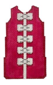 White Bows/Hot Pink Mini Shift