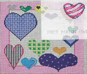 Tooth Fairy Pocket Pillow - Hearts