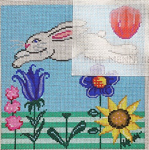 Tooth Fairy Pocket Pillow - Jumping Bunny
