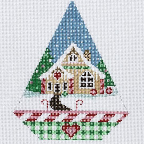 Triangle Christmas Ornament - Christmas Candy House