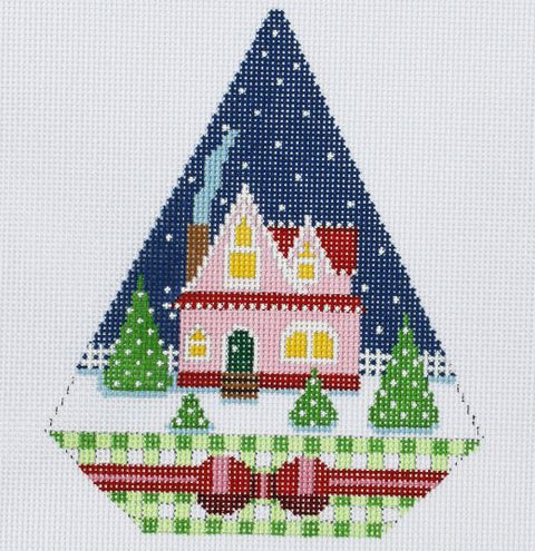 Triangle Christmas Ornament - Holiday House