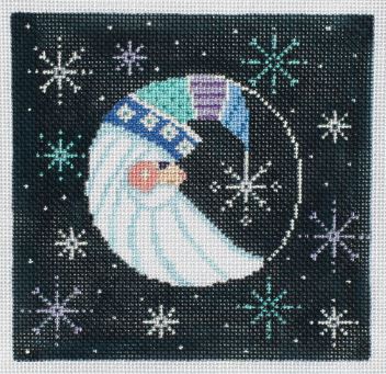 Starlight Santa w/Snowflake Border
