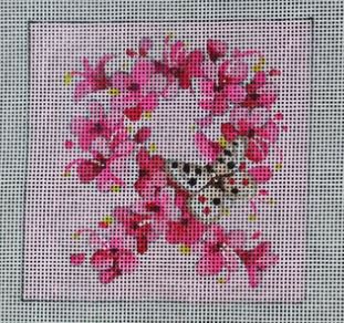 Floral Pink Ribbon