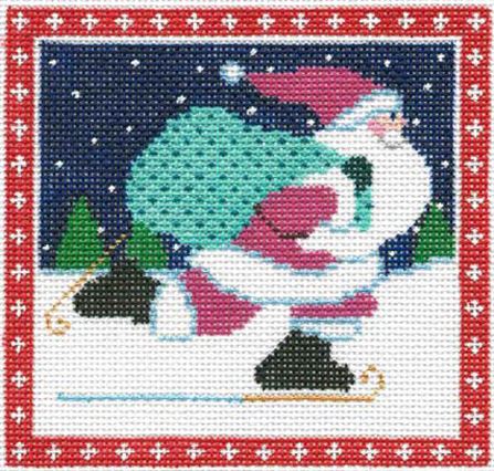Skating Santa