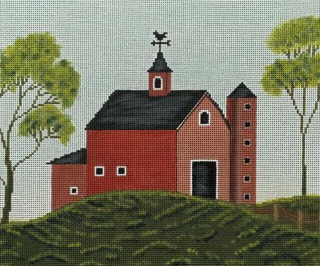 Red Barn w/Silo
