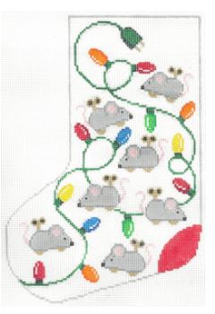 Cat Wind up Mice and Lights Stocking